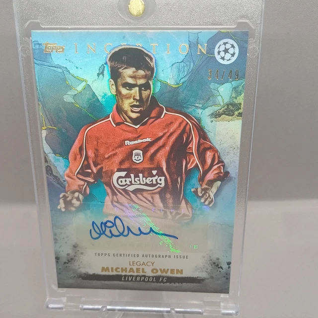 シングルカード Topps - topps / Michael Owen JERSEY card 2023 Pristine Road To Euro 2024 England Michael Owen Auto