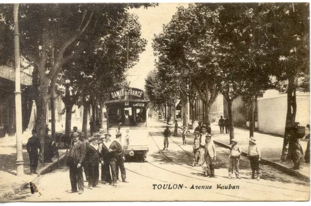 Carte Postale Le Var / Toulon Avenue Colbert / Tramway