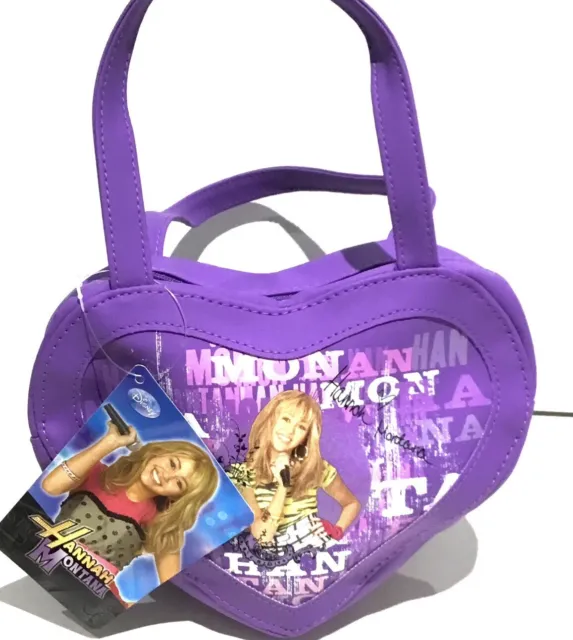 Supper Cute Hanna Montana Heart Shape Hand Bag For Gils