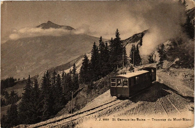 CPA AK St-GERVAIS-les-BAINS Tramway du Mont-Blanc (618865)