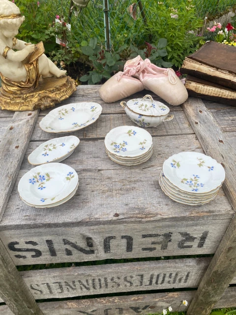 Ancienne Dînette Soupière Limoges - Jouet Enfant Pour Poupée Jumeau
