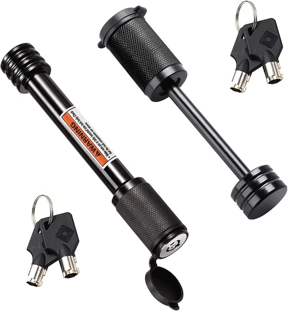 Hitch Lock Set Dia 5/8 Inch Trailer Hitch Receiver Pin Lock Keyed Alike for Clas