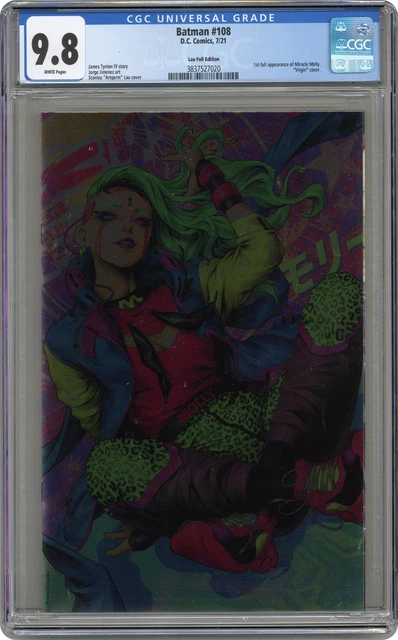 Batman #108D Lau Foil 1:50 Variant CGC 9.8 2021 3837527020