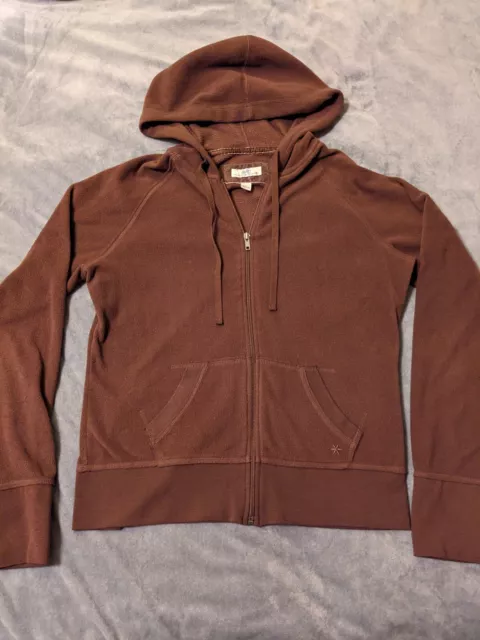 Brown So Juniors Zip Up Fleece - Size Xl