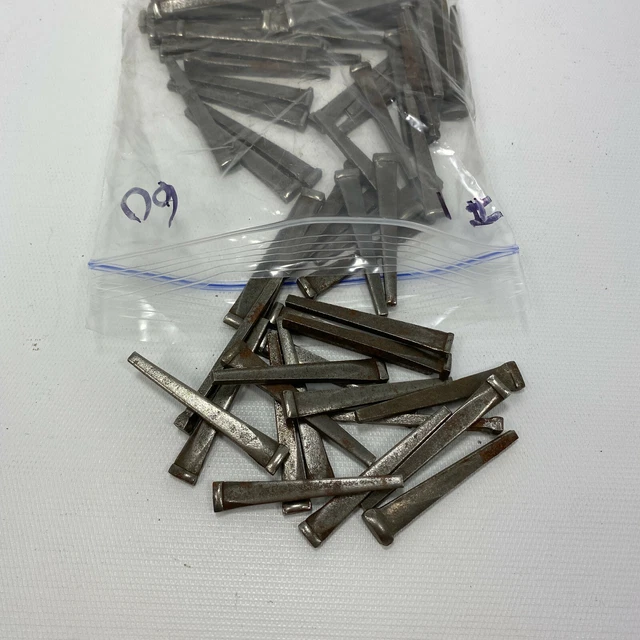 NOS 2" Hardened Cut Flooring Nails  60 Nails