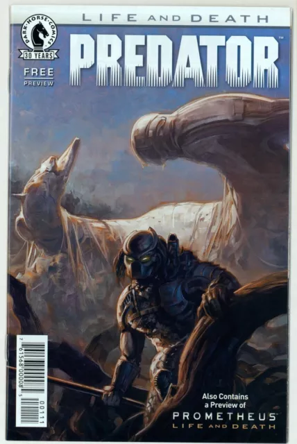 Predator Life & Death Dark Horse Comics Promotional Ashcan / Preview Alines AVP