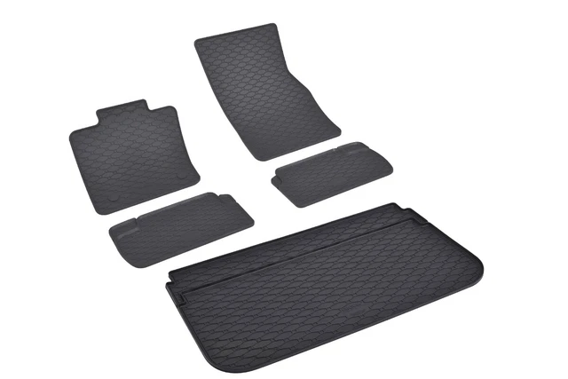 Kovvar Tapis de Coffre Compatible avec Mini Cooper/One F56/Electric 2014-2024 Correspondant à la Version: Compatible avec Les Versions de Coffre à Plancher Haut Adjustable | Qualité