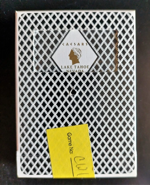 CAESARS LAKE TAHOE Casino Nevada ~ "BEE" Game Used Playing Cards ~ Blue Deck