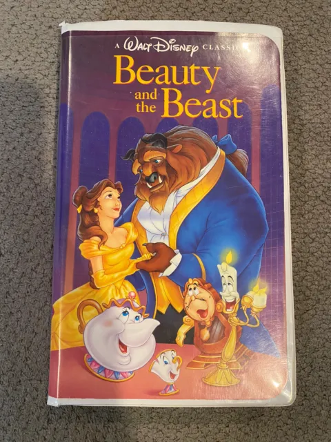 Beauty and the Beast VHS Black Diamond 1325 05/30/1992 Early RARE! first print🌹