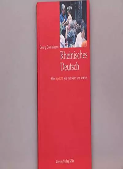 Cornelissen, G: Rheinisches Deutsch.
