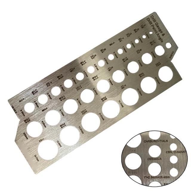 Trapano punta spessore 1/16-1/2 pollici 127x51x1 mm miglior prezzo trapano punta misuratore alto