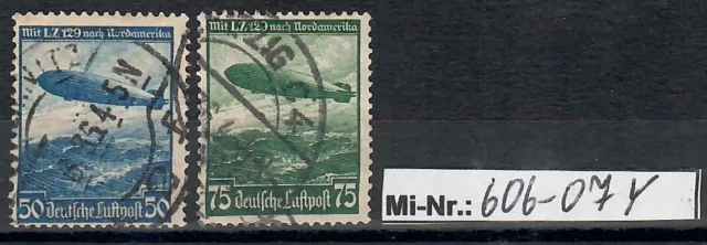 Deutsches Reich Mi-Nr.: 606-07 Y Flugpost 1936 sauber gestempelter Satz