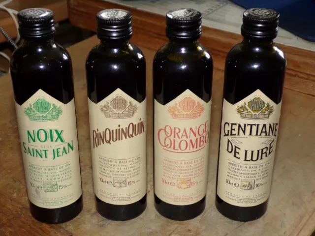 Lot de 5 mignonnettes RHUM NEGRITA SAINT JAMES CLEMENT Martinique alcool