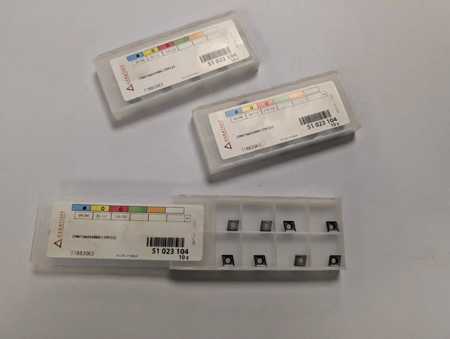 Cpmt 060304En Ctpp235 Milling Insert Ceratizit Brand X28- Vat Included