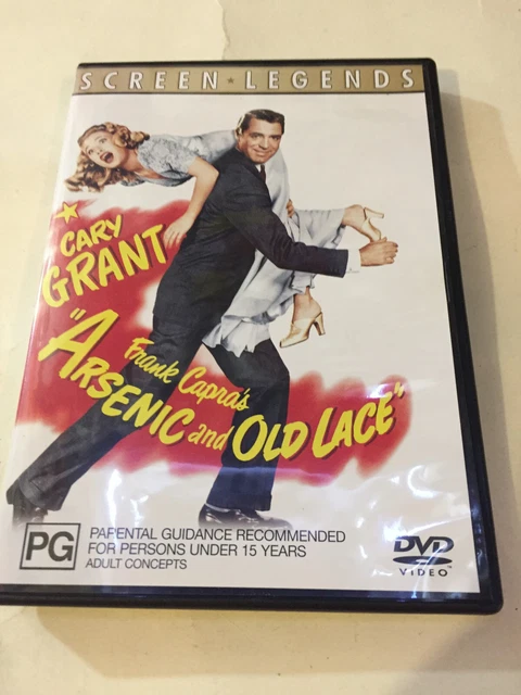 ARSENIC AND OLD LACE' 1944 Region DVD Cary Grant, Peter Lorre