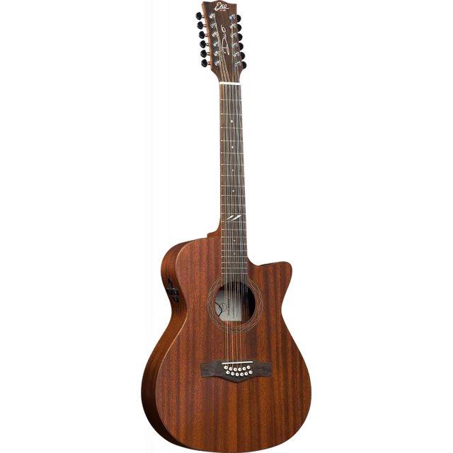 Eko DUO-A200CE12-AC - Guitare duo auditorium cutaway 12 cordes électro natural