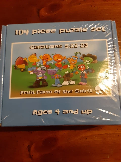 New Sealed Fruit Farm Of The Spirit Christian  Puzzle 104 pieces ages 4 and up