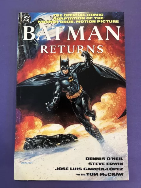 1992 DC Comics BATMAN Returns - Official Motion Picture Adaptation - Bagged