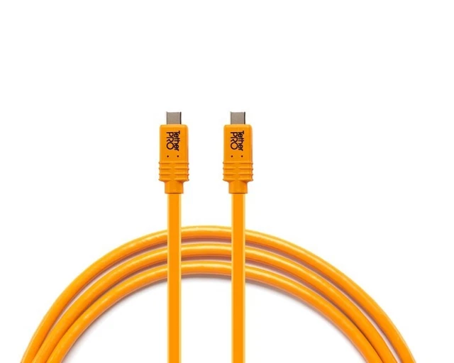 Tethertools Adaptateur Tetherpro à angle droit USB 3.0 / USB-C • Orange