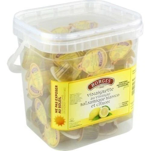 Vinaigrette au vinaigre balsamique bianco et citron 72x20 ml borges