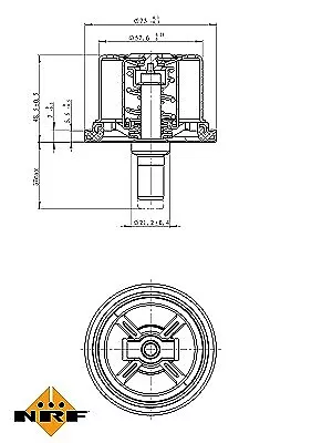 NRF Thermostat, Kühlmittel  für BMW