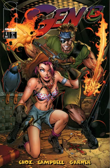 Image Comics Gen 13 Comic Book Issue #4 (1995) High Grade