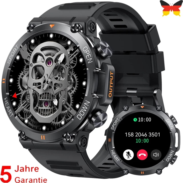 Für Samsung Huawei Smartwatch Armbanduhr Blutdruck Fitness Tracker Herren Damen