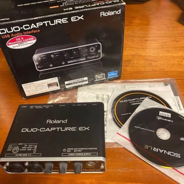 Roland UA-22 Duo Capture EX Audio / MIDI Interface 24 Bit Digital USB DAC F/S