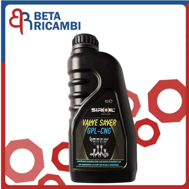 Olio Valvole GAS Gpl Metano Siroil Valve Saver Fluid Protection Salva Valvole 1L