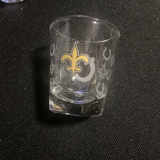 New Orleans Saints Nfl Superbowl Xliv Championship Glass Shotglass 2 Oz Size