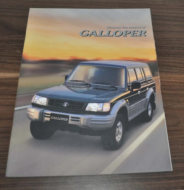 Hyundai Galloper Sales Brochure Prospekt EN