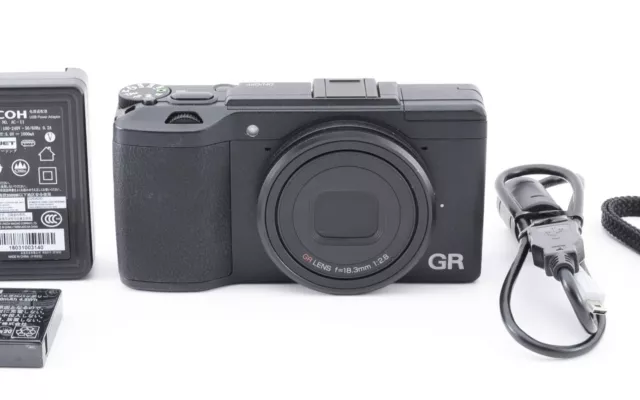 Ricoh GR II 16.2MP Digital Camera (Shutter count:1206) [Near Mint] #1484A