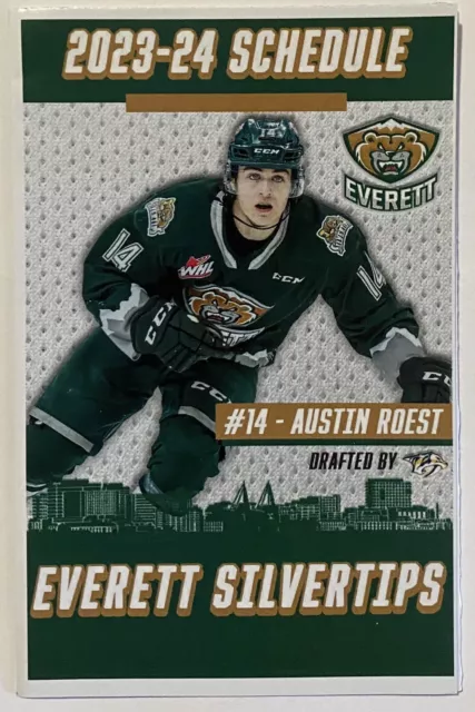 2023-2024 EVERETT SILVERTIPS Schedule 🏒 Cool Minor Hockey Sked 🏒 NEW‼️