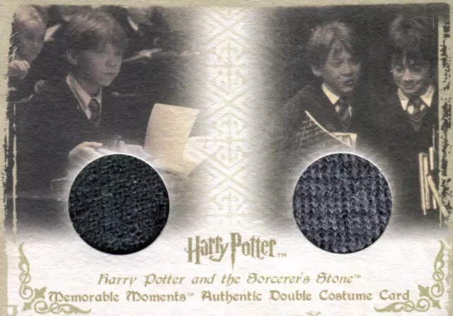 Harry Potter Memorable Moments Ron Weasley Double Costume Card HP DC1 #078/310