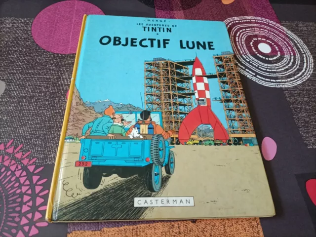 Livre , BD Tintin objectif lune
