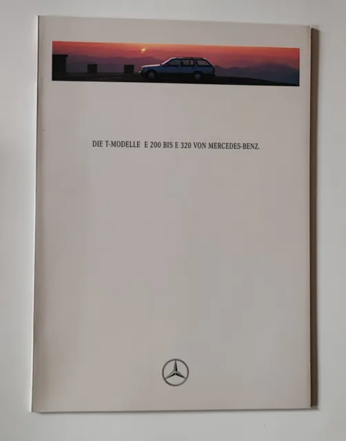 Prospekt  Mercedes  Die T-Modelle E 200 bis E 320 von 08/1993