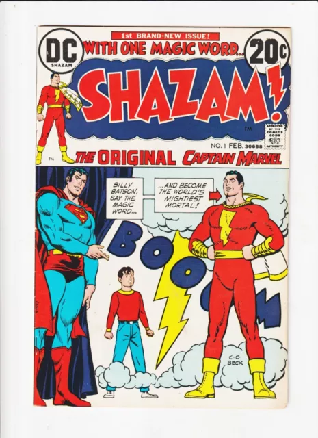 Shazam #1 1st appearance of CAPTAIN Marvel Family since Golden Age - 1973 COMIC