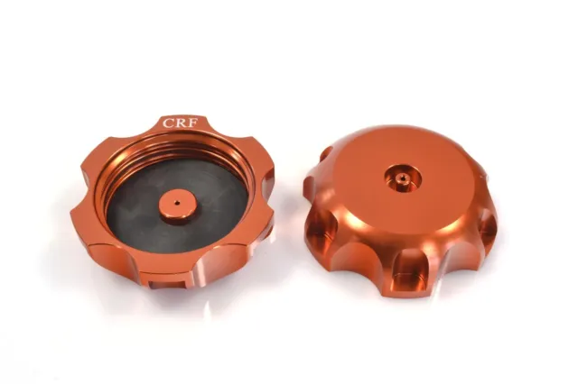 Tappo Serbatoio Ergal Arancione Orange Honda Crf 250 / Crf 450 Fuel Cap