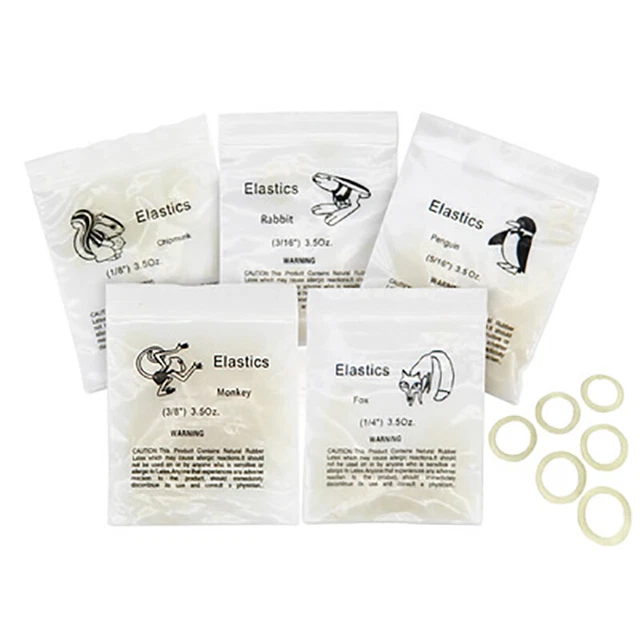 Hot Sale 100pc/1bag Dental rubber band Orthodontic Rubber Bands Latex Bra MB u