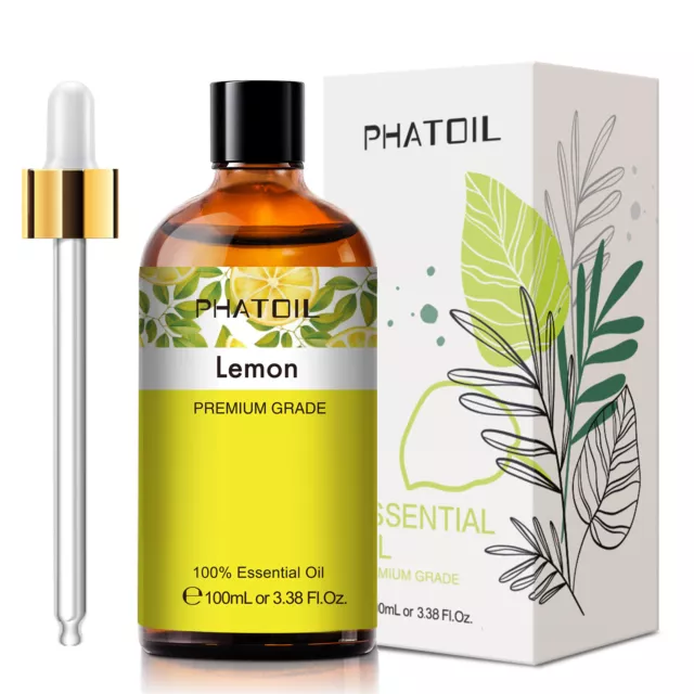 100ML Lemon Essential Oil 100% Pure Oils for Humidifier,Aromatherapy Diffuser