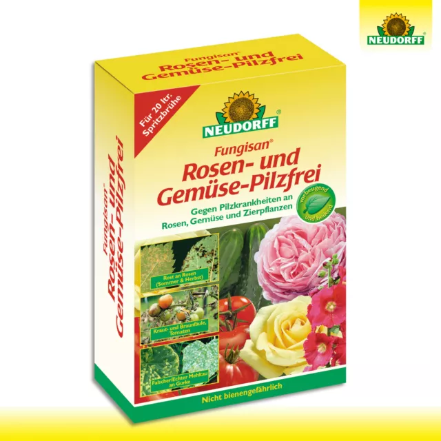 Neudorff Fungisan 16ml Rosen- und Gemüse-Pilzfrei Mehltau Rost Fungizid Garten