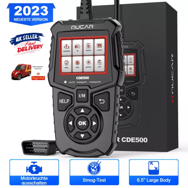 MUCAR CDE500 Check Engine Fault Code Reader Car Diagnostic Scanner OBD2 Scanner