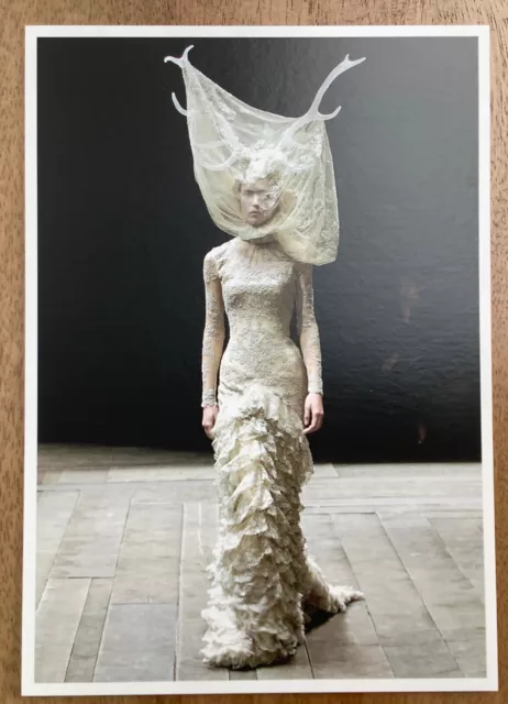 Alexander McQueen postcard - Savage Beauty exhibition 2015