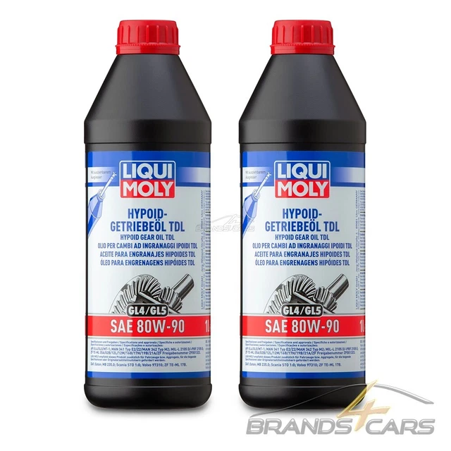 2x1 LITRO OLIO CAMBIO IPOIDICO LIQUI MOLY (GL4/5) TDL SAE 80W-90 CAMBIO CAMBIO CAMBIO