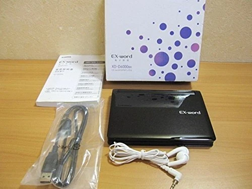 Casio electronic dictionary Data Plus 6 black XD-D6000BK