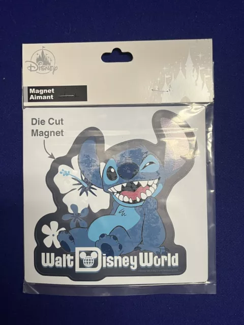 Disney Parks Stitch WALT DISNEY WORLD Die Cut Magnet New 2024