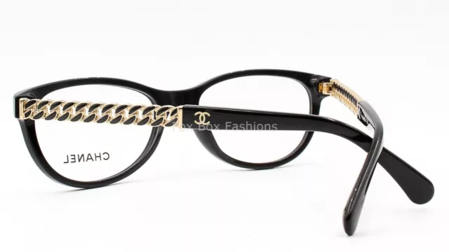 RARE CHANEL VINTAGE 6161 Eyeglasses Glasses Polished Black glasses frame  $89.00 - PicClick