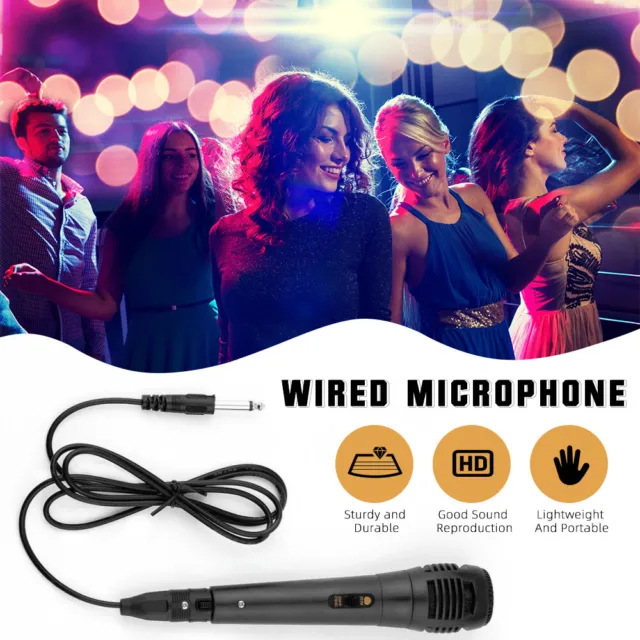 Karaoke-Mikrofon Handheld Professionelles Kabelgebundenes Dynamisches Mikro 2024
