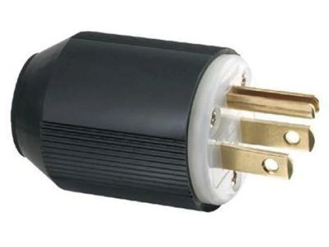 NEW COOPER INDUSTRIAL Straight Blade Plug NEMA 5-15 5-15P 15 Amp 125V ...
