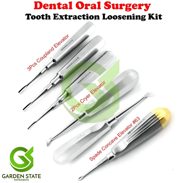 DENTAL TOOTH REMOVAL Elevators Root Extraction Coupland Elevator Cryer